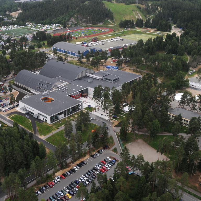 Hotell Fritidsparken Skien Esterno foto